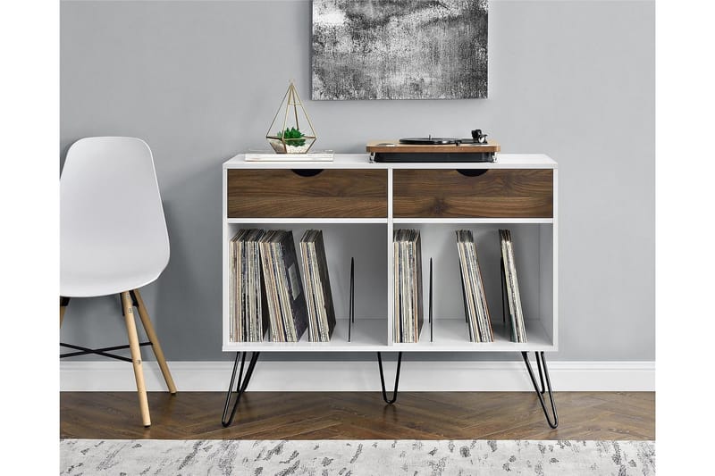 Oppbevaringsstativ Concord 101x46 cm Hvit - Novogratz - Oppbevaring - Oppbevaringsmøbler - Sideboard & skjenk
