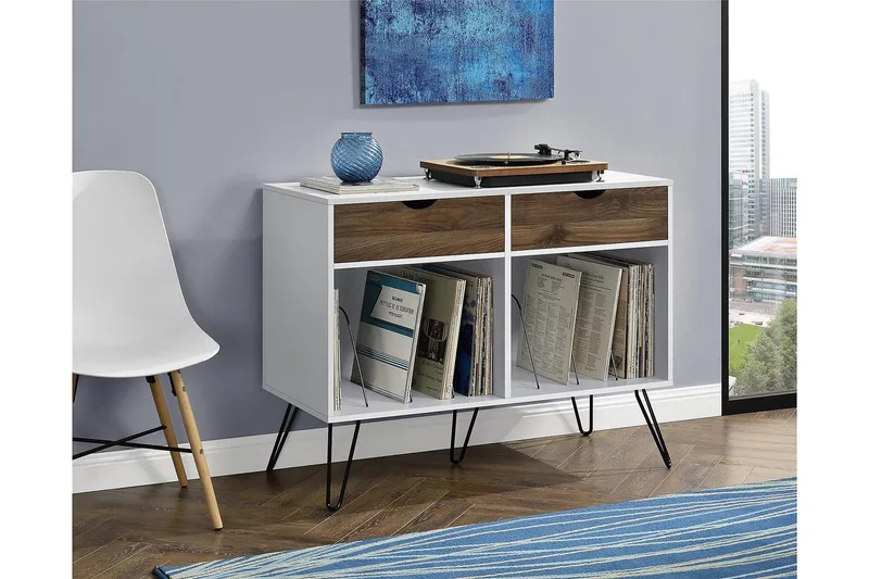 Oppbevaringsstativ Concord 101x46 cm Hvit - Novogratz - Oppbevaring - Oppbevaringsmøbler - Sideboard & skjenk