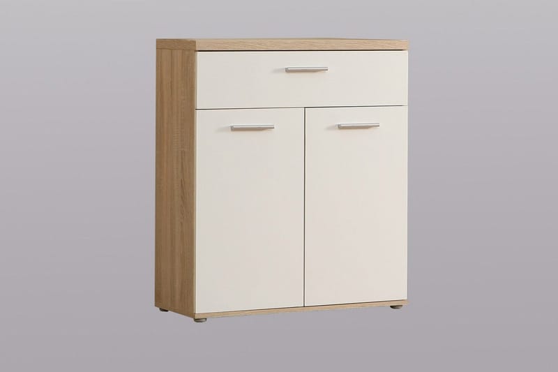 Priesmeyer Skjenk 80x93 cm - Brun / Hvit - Oppbevaring - Oppbevaringsmøbler - Sideboard & skjenk