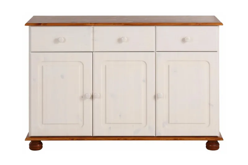 Remiel Sjenk 118 cm - Hvit / Brun - Oppbevaring - Oppbevaringsmøbler - Sideboard & skjenk