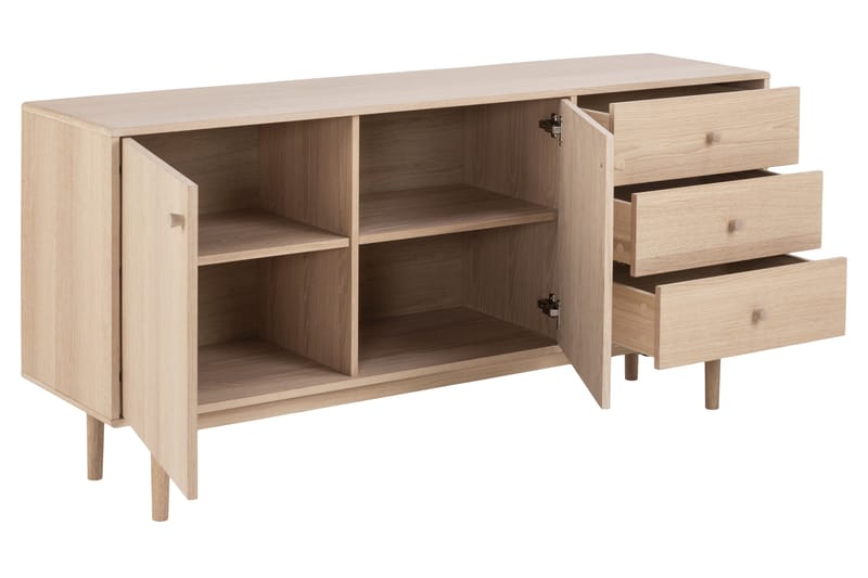 Salama Skjenk 160 cm - Hvid - Oppbevaring - Oppbevaringsmøbler - Sideboard & skjenk