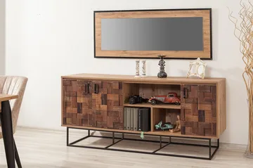 Sapphira Skjenk Flettet - Mørkebrun - Oppbevaring - Oppbevaringsmøbler - Sideboard & skjenk