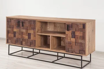 Sapphira Skjenk Flettet - Mørkebrun - Oppbevaring - Oppbevaringsmøbler - Sideboard & skjenk