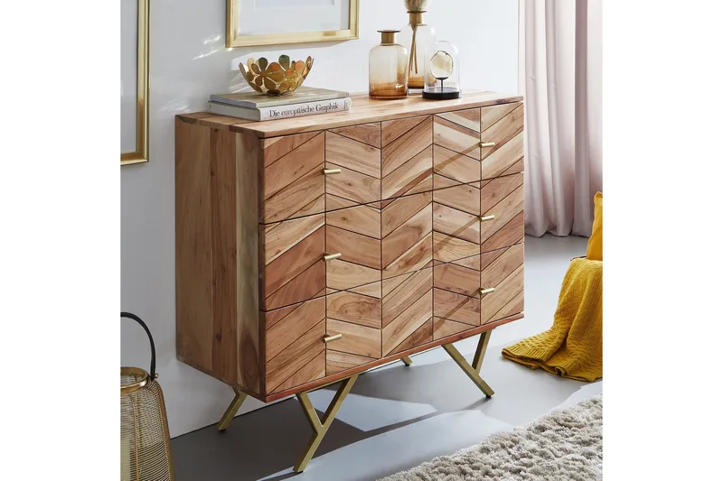 Sideboard & skänk Wohnling Brun - Oppbevaring - Oppbevaringsmøbler - Sideboard & skjenk
