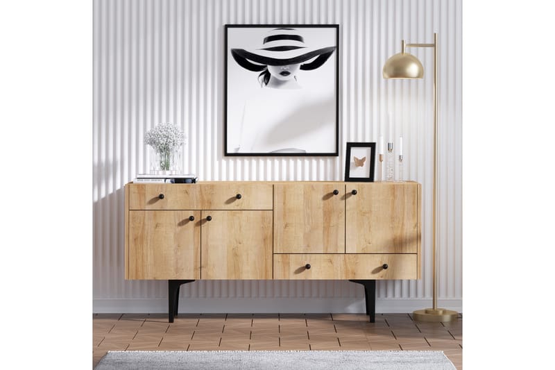 Sideboard 40x140 cm - Natur - Sideboard & skjenk