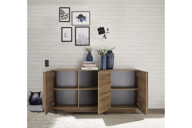 Sideboard Bertio 182 cm - Brun - Oppbevaring - Oppbevaringsmøbler - Sideboard & skjenk