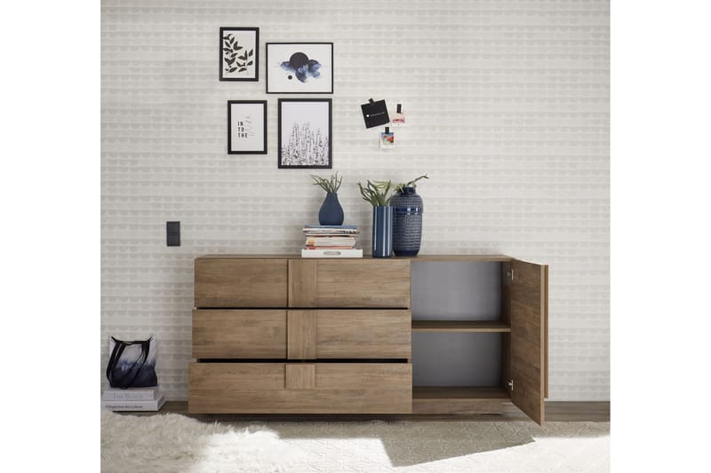 Sideboard Bertio 182 cm - Brun - Sideboard & skjenk