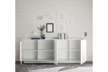 Sideboard Bertio 241 cm - Hvit - Oppbevaring - Oppbevaringsmøbler - Sideboard & skjenk