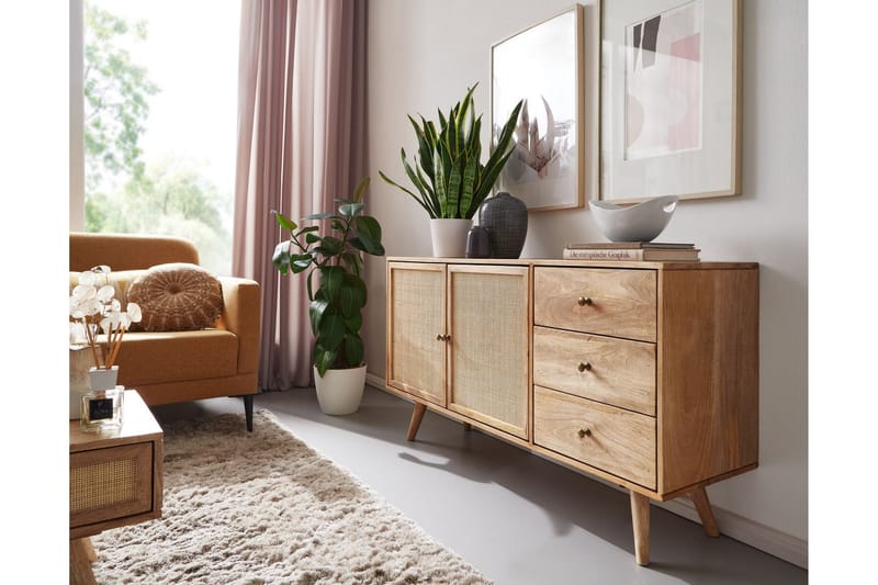 Sideboard Clanton 40x140 cm - Brun - Oppbevaring - Oppbevaringsmøbler - Sideboard & skjenk