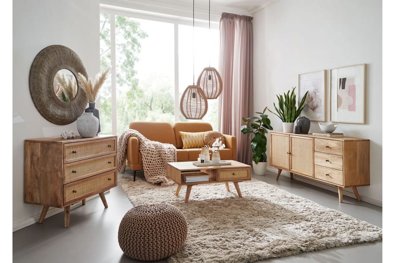 Sideboard Clanton 40x140 cm - Brun - Oppbevaring - Oppbevaringsmøbler - Sideboard & skjenk