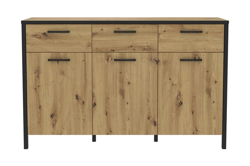 Sideboard Dospat 40x140 cm - Brun/Svart - Sideboard & skjenk