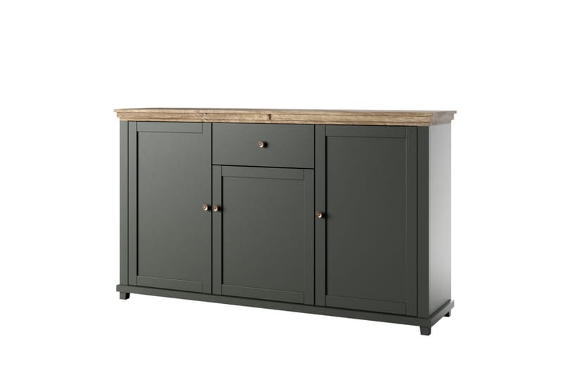 Sideboard Getafez 42x160 cm - Khaki/Natur - Sideboard & skjenk