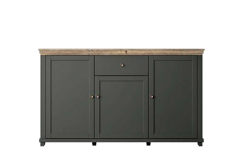 Sideboard Getafez 42x160 cm - Khaki/Natur - Sideboard & skjenk