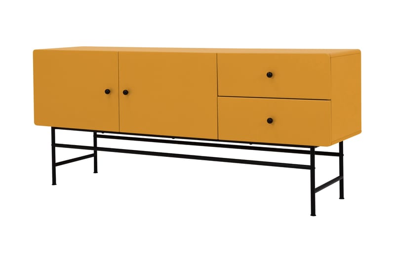 Sideboard Hiroto 157,8 cm - Gul - Sideboard & skjenk