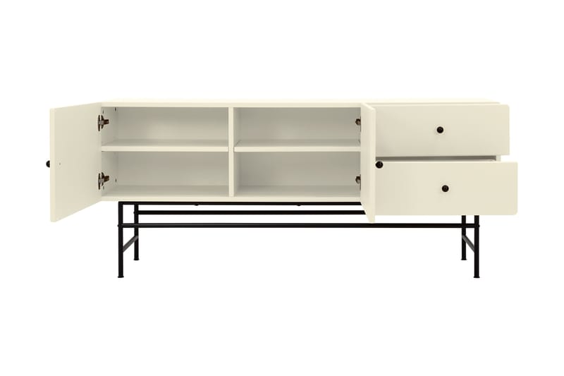 Sideboard Hiroto 157,8 cm - Hvit - Sideboard & skjenk