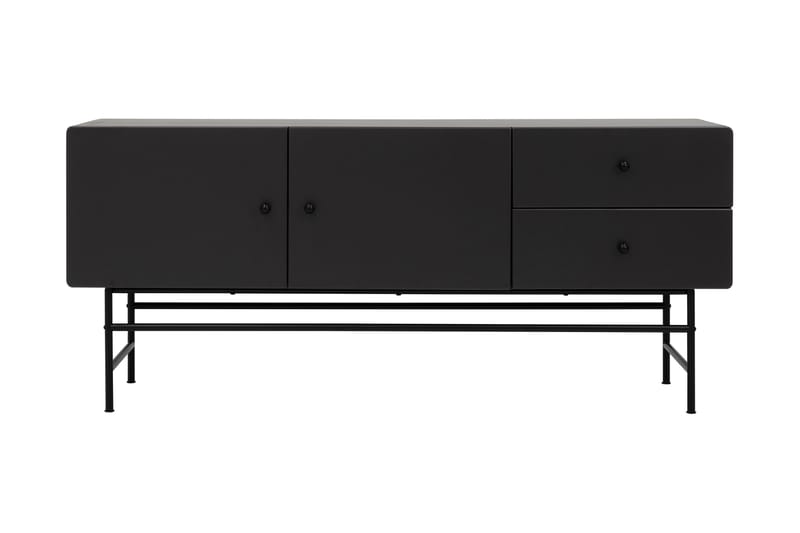 Sideboard Hiroto 157,8 cm - Svart - Sideboard & skjenk