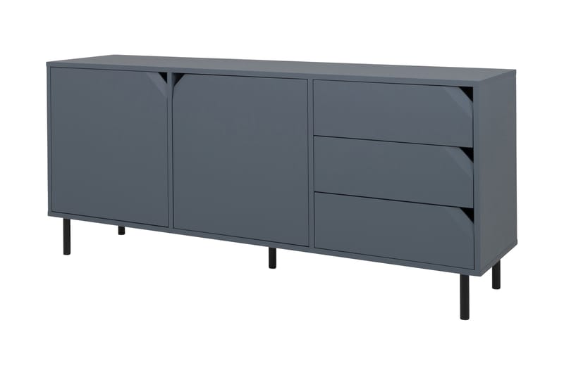 Sideboard Maybach 176,5 cm - Blå - Sideboard & skjenk