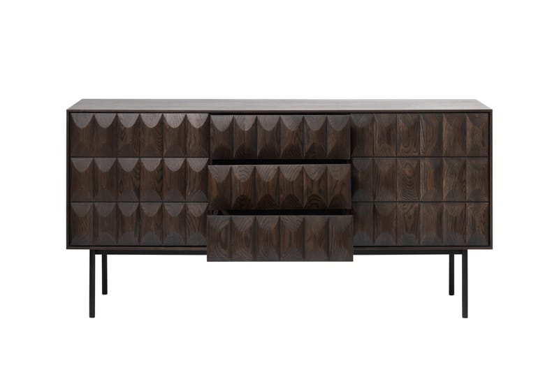 Sideboard Medric 3 delar 160 cm - Brun - Oppbevaring - Oppbevaringsmøbler - Sideboard & skjenk