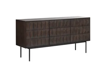 Sideboard Medric 3 delar 160 cm - Brun - Oppbevaring - Oppbevaringsmøbler - Sideboard & skjenk