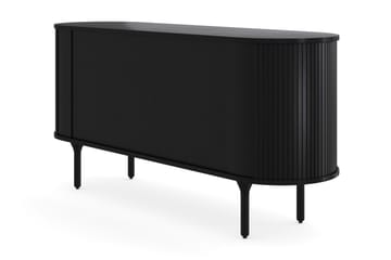 Sideboard Noira 150x45 cm Eik - Svart - Oppbevaring - Oppbevaringsmøbler - Sideboard & skjenk