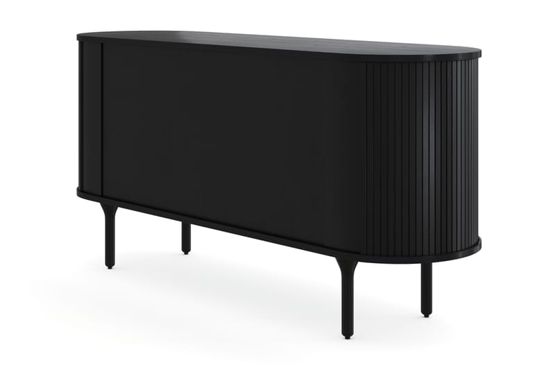 Sideboard Noira 150x45 cm Eik - Svart - Oppbevaring - Oppbevaringsmøbler - Sideboard & skjenk