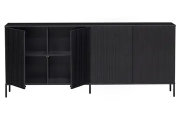 Sideboard og skjenk Hemlinge skjenk 44x200 cm Svart - Oppbevaring - Oppbevaringsmøbler - Sideboard & skjenk