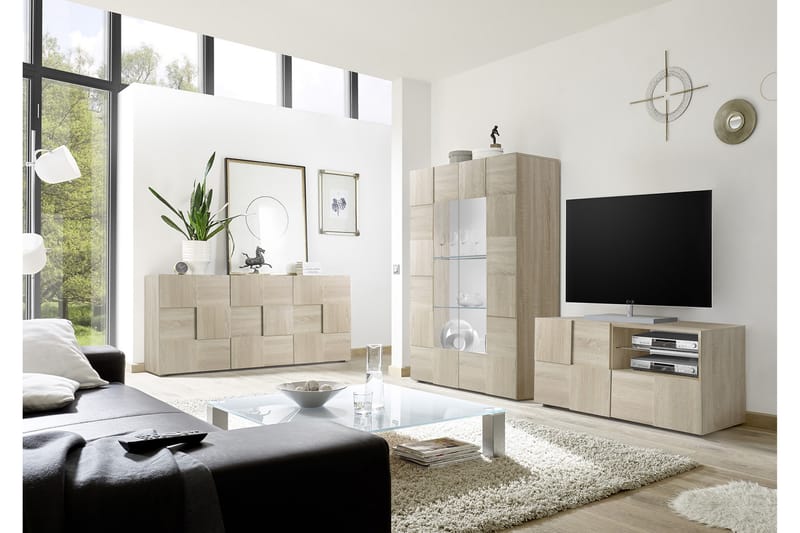 Sideboard Tabor 181 cm - Samoa Eik - Oppbevaring - Oppbevaringsmøbler - Sideboard & skjenk