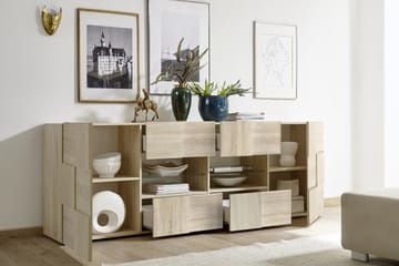 Sideboard Tabor 241 cm Stor - Samoa Eik - Oppbevaring - Oppbevaringsmøbler - Sideboard & skjenk