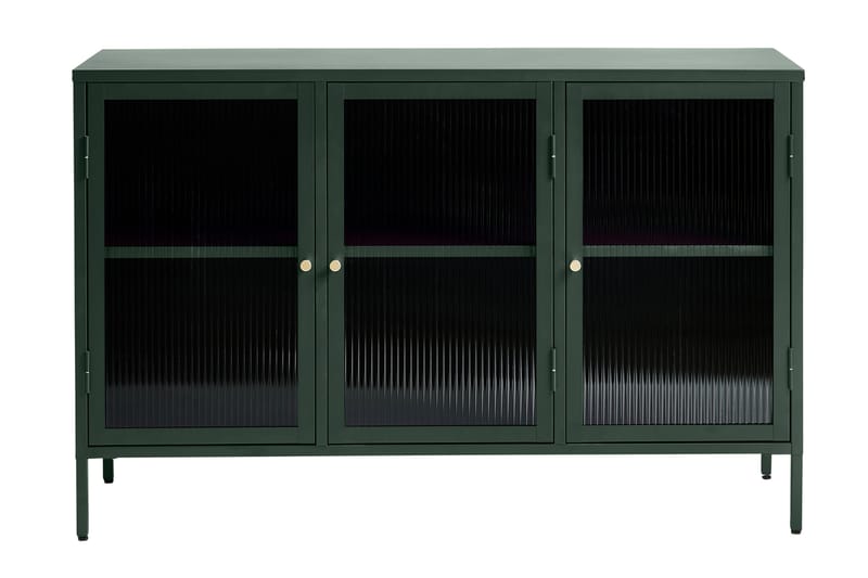 Sideboard Umtiti 3 delar 132 cm - Grønn - Sideboard & skjenk