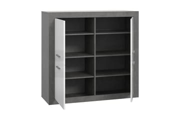 Sideboard Uzunkop 41x113 cm - Grå/Hvit - Oppbevaring - Oppbevaringsmøbler - Sideboard & skjenk