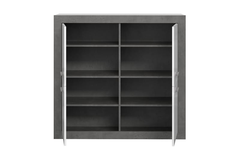 Sideboard Uzunkop 41x113 cm - Grå/Hvit - Oppbevaring - Oppbevaringsmøbler - Sideboard & skjenk