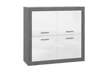 Sideboard Uzunkop 41x113 cm - Grå/Hvit - Oppbevaring - Oppbevaringsmøbler - Sideboard & skjenk