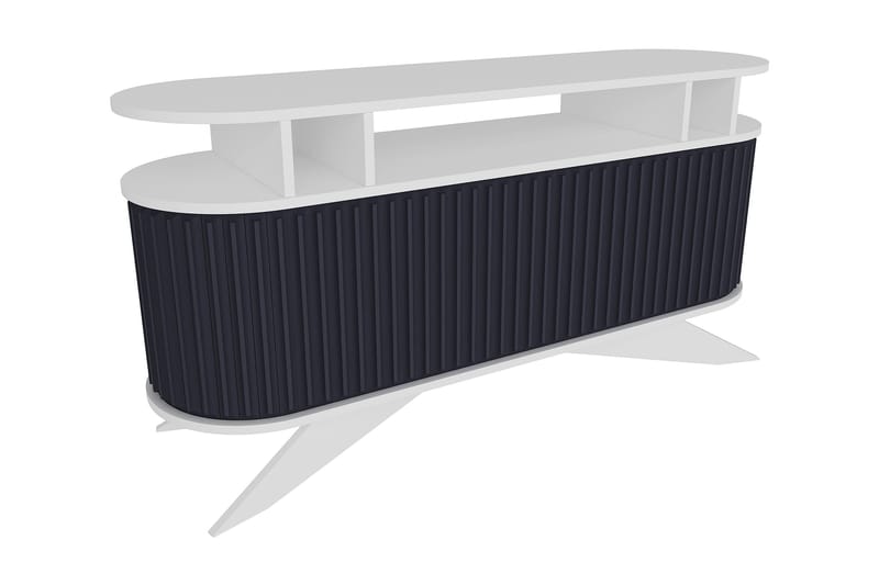 Sideboard Zakkum 43x75x150 cm - Hvit - Sideboard & skjenk
