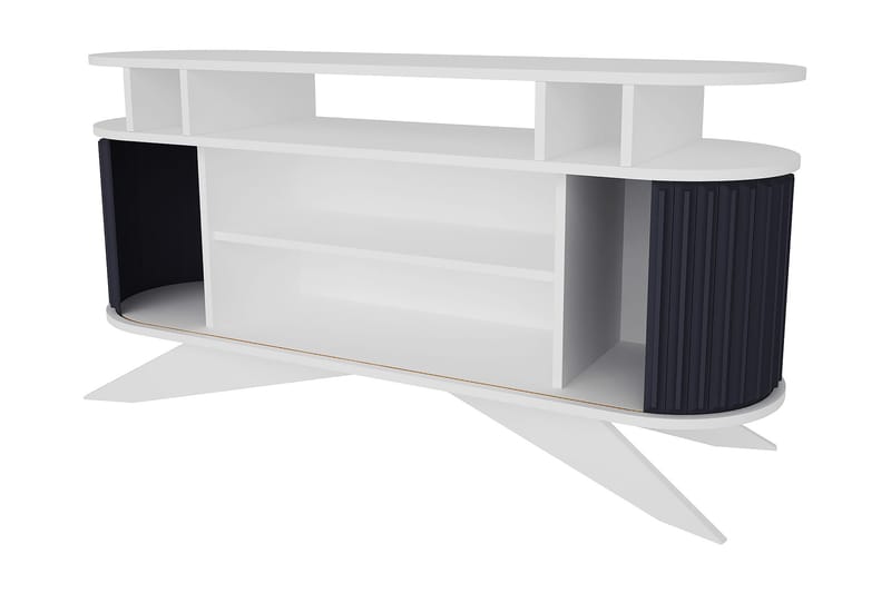 Sideboard Zakkum 43x75x150 cm - Hvit - Sideboard & skjenk