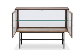 Sidebord Jelric 42 cm dybde 120 cm bredde 90 cm høyde - Valnøttfarget - Oppbevaring - Oppbevaringsmøbler - Sideboard & skjenk