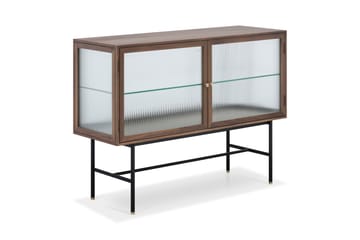 Sidebord Jelric 42 cm dybde 120 cm bredde 90 cm høyde - Valnøttfarget - Oppbevaring - Oppbevaringsmøbler - Sideboard & skjenk