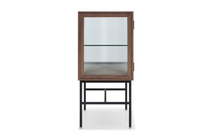 Sidebord Jelric 42 cm dybde 120 cm bredde 90 cm høyde - Valnøttfarget - Oppbevaring - Oppbevaringsmøbler - Sideboard & skjenk