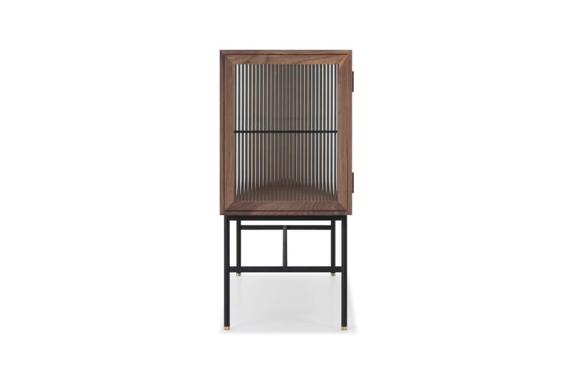Sidebord Jelric 42 cm dybde 150 cm bredde 90 cm høyde - Valnøttfarget - Oppbevaring - Oppbevaringsmøbler - Sideboard & skjenk
