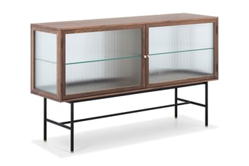 Sidebord Jelric 42 cm dybde 150 cm bredde 90 cm høyde - Valnøttfarget - Oppbevaring - Oppbevaringsmøbler - Sideboard & skjenk