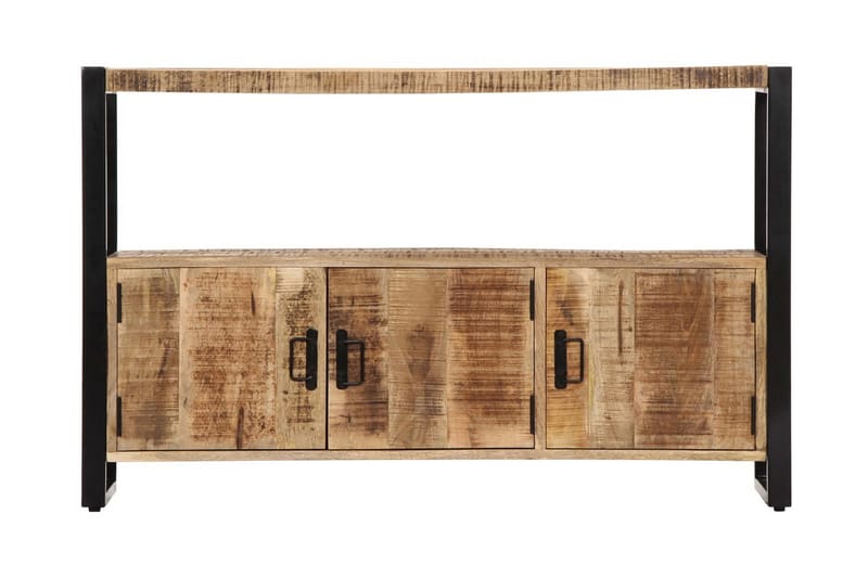 Sideskap 120x30x75 cm heltre mango - Brun - Sideboard & skjenk
