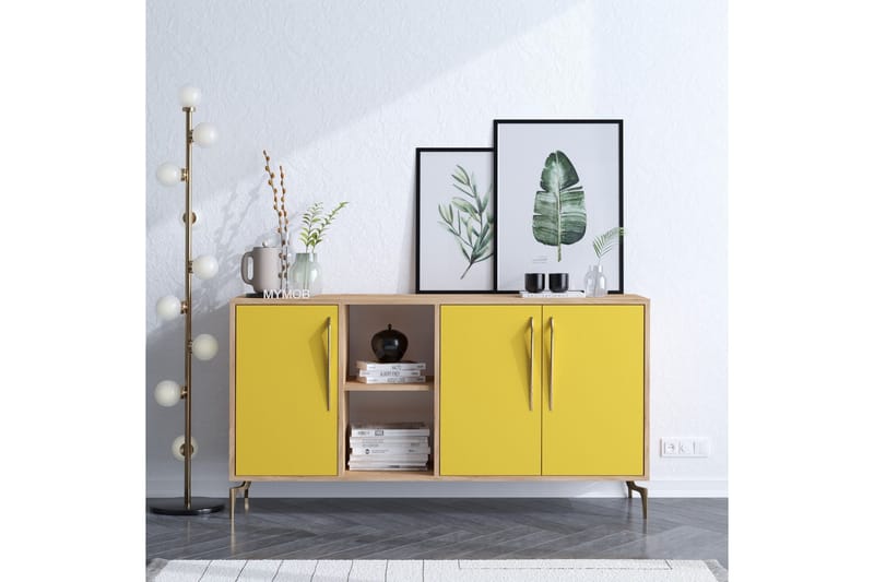 Sidobord Ek|Gul - Oppbevaring - Oppbevaringsmøbler - Sideboard & skjenk