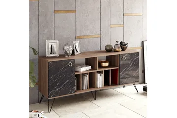 Sincerely Sidebord 180 cm - Valnøtt|Svart - Oppbevaring - Oppbevaringsmøbler - Sideboard & skjenk