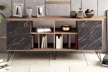 Sincerely Sidebord 180 cm - Valnøtt|Svart - Oppbevaring - Oppbevaringsmøbler - Sideboard & skjenk