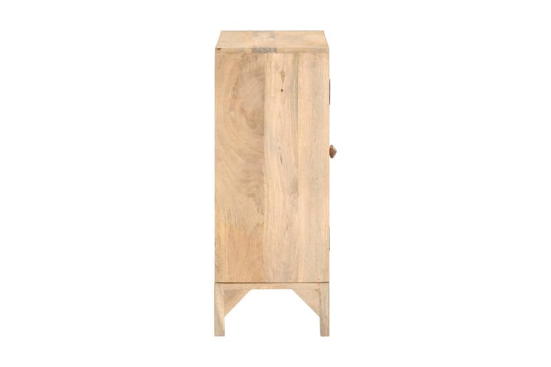 Skjenk 80x30x73 cm heltre mangotre & naturlig stokk - Sideboard & skjenk