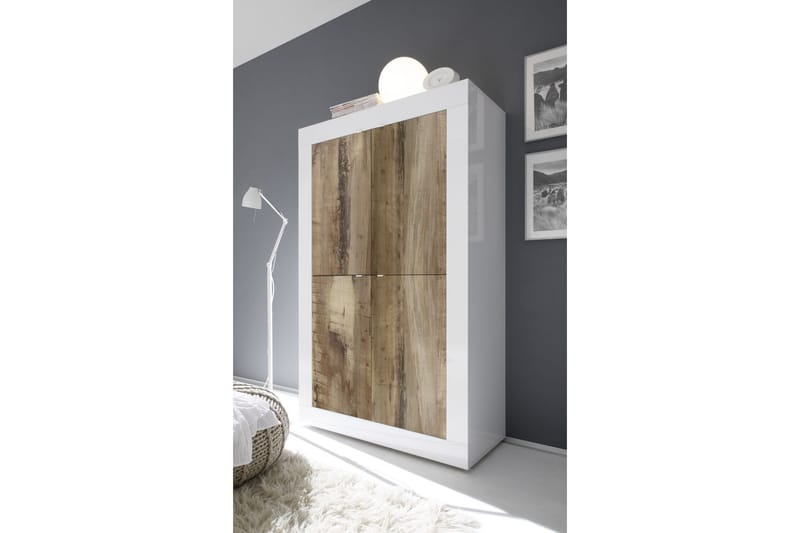 Skjenk Astal 102x43 cm - Hvit Highlighter - Sideboard & skjenk