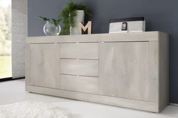 Skjenk Astal 210 cm - Brun|Grå - Oppbevaring - Oppbevaringsmøbler - Sideboard & skjenk