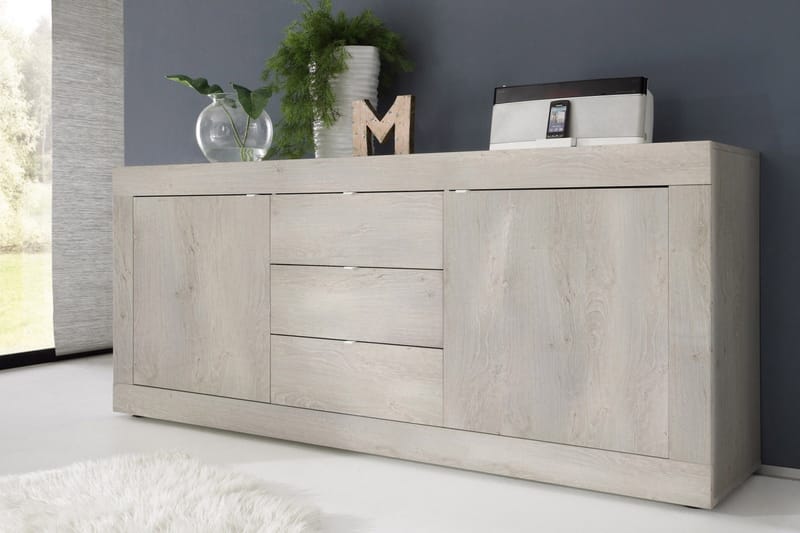 Skjenk Astal 210 cm - Brun|Grå - Oppbevaring - Oppbevaringsmøbler - Sideboard & skjenk