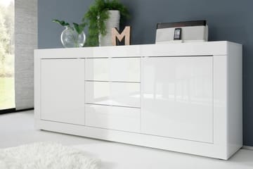 Skjenk Astal 210 cm - Hvit - Oppbevaring - Oppbevaringsmøbler - Sideboard & skjenk