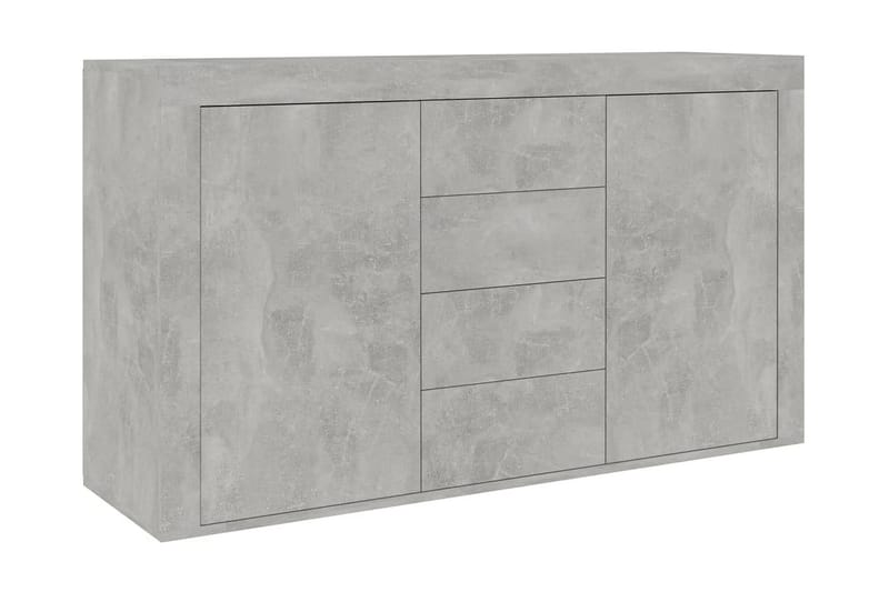Skjenk betonggrå 120x36x69 cm sponplate - Sideboard & skjenk