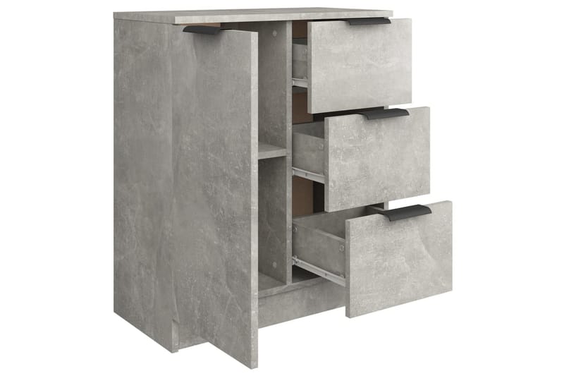 Skjenk betonggrå 60x30x70 cm konstruert tre - Grå - Sideboard & skjenk